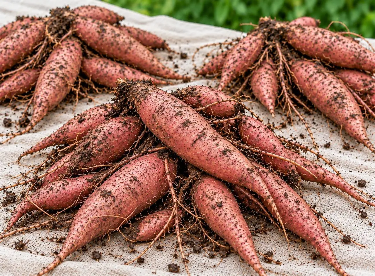 Півонія «Жозефіна»: Коренева поділка півонії з видовженими потовщеними коренями